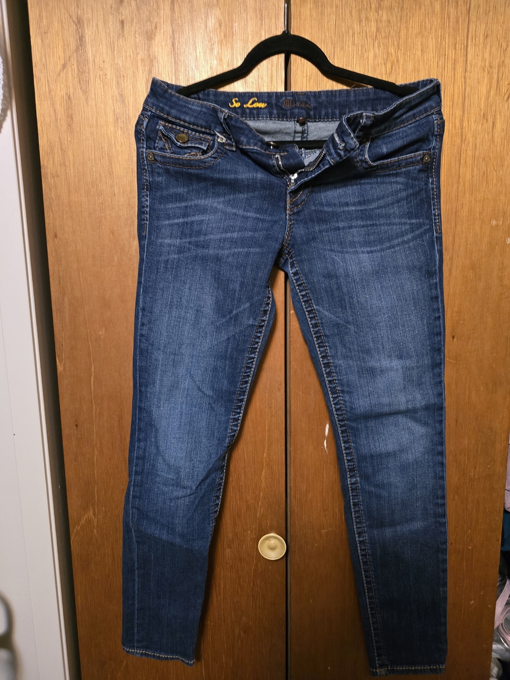 SOLOW Women's Indigo Skinny Jeans